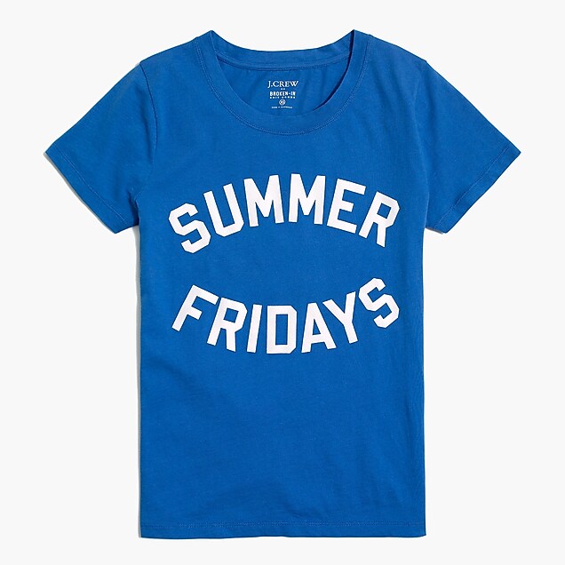 j.crew factory: summer fridays graphic t-shirt